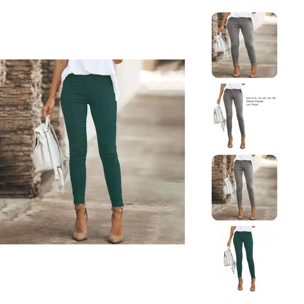 Pants Korean Style Bottoms Soft Slim-fitting Folds Pencil Pants Ladies Trousers for Daily Wear
Pants Korean Style Bottoms Soft Slim-fitting Folds Pencil Pants Ladies Trousers for Daily Wear