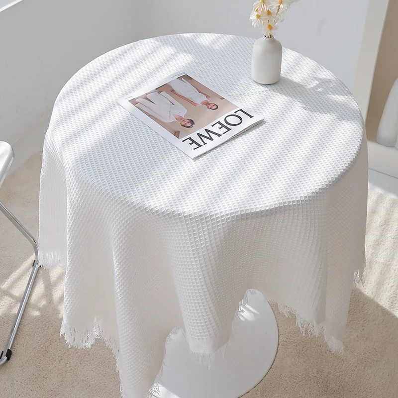 Nordic French High-grade Sofa Cover Cloth Cotton Linen Solid Lace Table Cloth Round Square Rectangular Tea Table Cloth
Nordic French High-grade Sofa Cover Cloth Cotton Linen Solid Lace Table Cloth Round Square Rectangular Tea Table Cloth