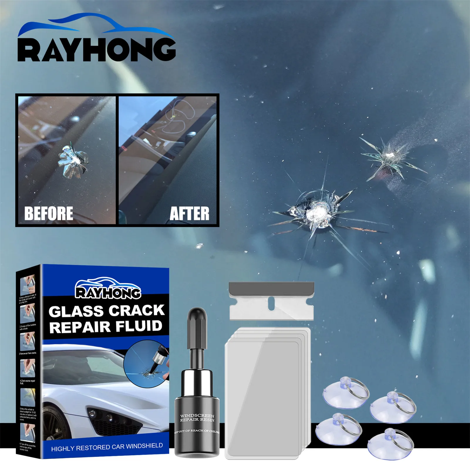 Car Windshield Repair Tool DIY Window Repair Tools Windscreen Glass Scratch Crack Restore Window Screen Resin Strips
Car Windshield Repair Tool DIY Window Repair Tools Windscreen Glass Scratch Crack Restore Window Screen Resin Strips