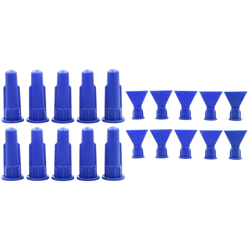 20Pcs Cylindrical Cone for Cartridge Caulking Spare Part Nozzle Spray Tip - 10Pcs 56Mm x 13Mm & 10Pcs 51Mm x 41Mm
20Pcs Cylindrical Cone for Cartridge Caulking Spare Part Nozzle Spray Tip - 10Pcs 56Mm x 13Mm & 10Pcs 51Mm x 41Mm