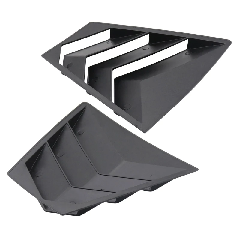 D7WD 2Pcs Black Car Rear Side Window Louver Triangular Vent Cover Protector Plastic Shade Compatible with Corolla Ralink 20
D7WD 2Pcs Black Car Rear Side Window Louver Triangular Vent Cover Protector Plastic Shade Compatible with Corolla Ralink 20