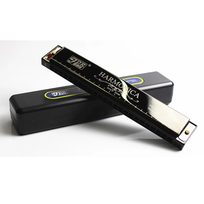 JDR Tremolo Harmonica Blues Key C 24 Hole Mouth Organ Jew's Harp Gaita With Case Sets Professional Musical Instrument My Melody
JDR Tremolo Harmonica Blues Key C 24 Hole Mouth Organ Jew's Harp Gaita With Case Sets Professional Musical Instrument My Melody