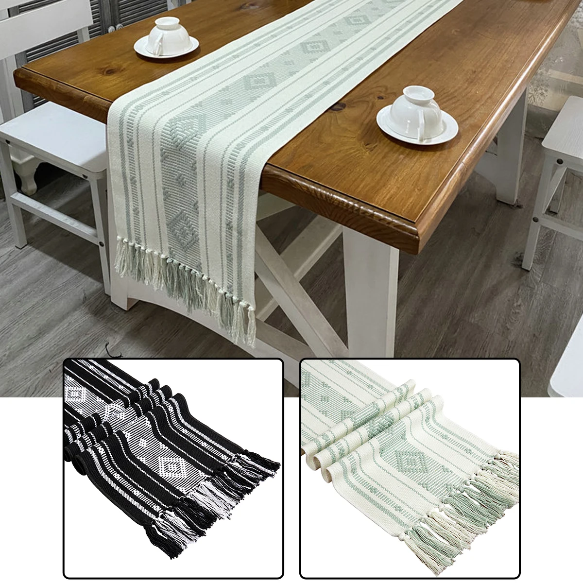 Настольная дорожка с кисточкой 12x72 дюйма, богемный тканый декоративный комод, шарф, деревенский стол, скатерть из хлопка и льна
Настольная дорожка с кисточкой 12x72 дюйма, богемный тканый декоративный комод, шарф, деревенский стол, скатерть из хлопка и льна