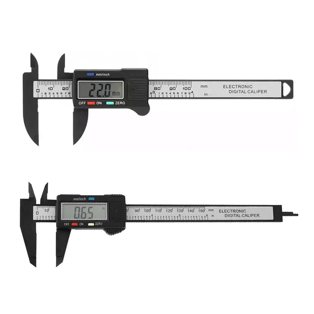 Digital Caliper Precise Metalworking LCD Screen 100mm Vernier Calipers Work Rulers Measurement Accessory 0-100/150mm
Digital Caliper Precise Metalworking LCD Screen 100mm Vernier Calipers Work Rulers Measurement Accessory 0-100/150mm