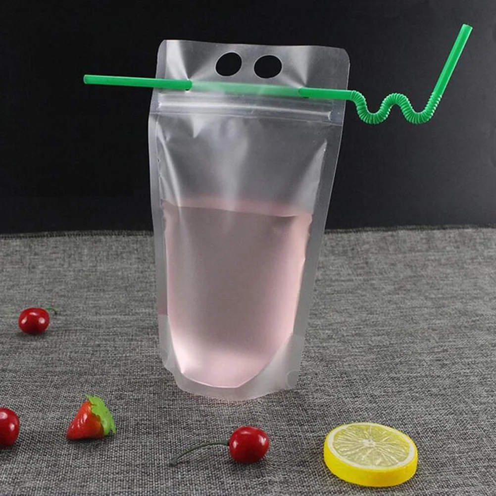25pcs Pouches Bags with Straws Smoothie Bags Zipper Stand- Pouches Bags Clear Drinking Bag ( Random Color )
25pcs Pouches Bags with Straws Smoothie Bags Zipper Stand- Pouches Bags Clear Drinking Bag ( Random Color )