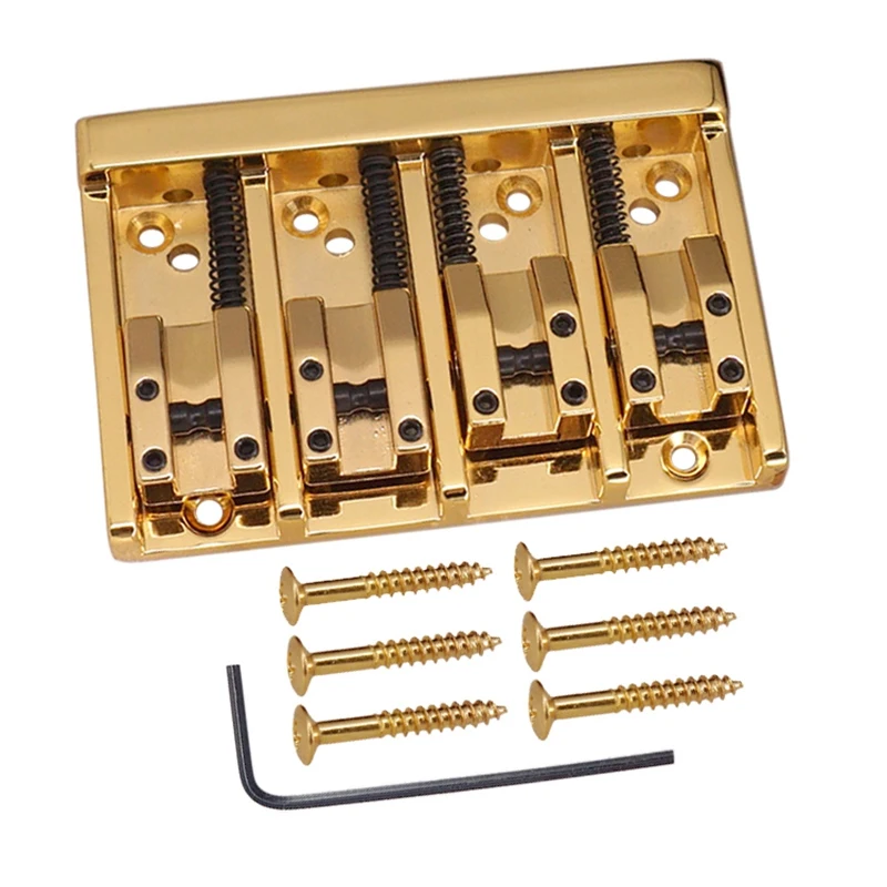 A Set Of Gold 4 Strings Bass Bridge Guitar Strings Bridge Guitar Accessories Parts Musical Instrument
A Set Of Gold 4 Strings Bass Bridge Guitar Strings Bridge Guitar Accessories Parts Musical Instrument