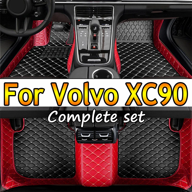 Car Floor Mat For Volvo XC90 MK1 2002~2014 7seat Dirt-resistant Leather Mat Cubre Pisos Para Autos Car Accessories Interior Part 
Car Floor Mat For Volvo XC90 MK1 2002~2014 7seat Dirt-resistant Leather Mat Cubre Pisos Para Autos Car Accessories Interior Part