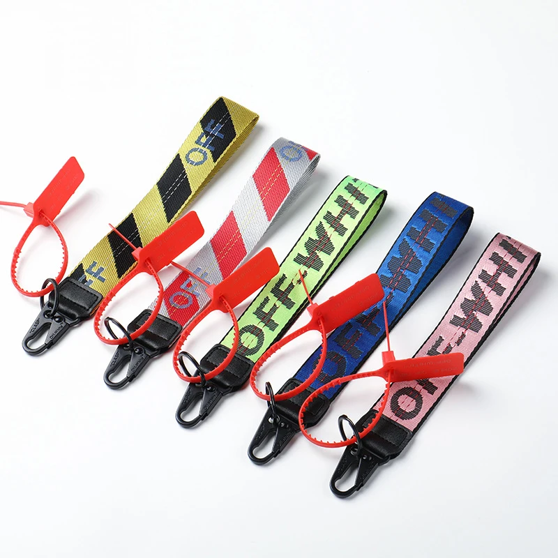 2022 Original OW Embroidery Letters Canvas Key Chain Backpack Camera Jeans Mobile Phone Pendant Trendy Wristband Accessories
2022 Original OW Embroidery Letters Canvas Key Chain Backpack Camera Jeans Mobile Phone Pendant Trendy Wristband Accessories