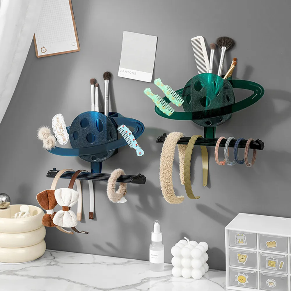 1pcs Wall-mounted Bathroom Planet Storage Rack Hair Accessories Head Rope Hair Hoop Hair Ring Rack Comb Hair Clip Hanger
1pcs Wall-mounted Bathroom Planet Storage Rack Hair Accessories Head Rope Hair Hoop Hair Ring Rack Comb Hair Clip Hanger