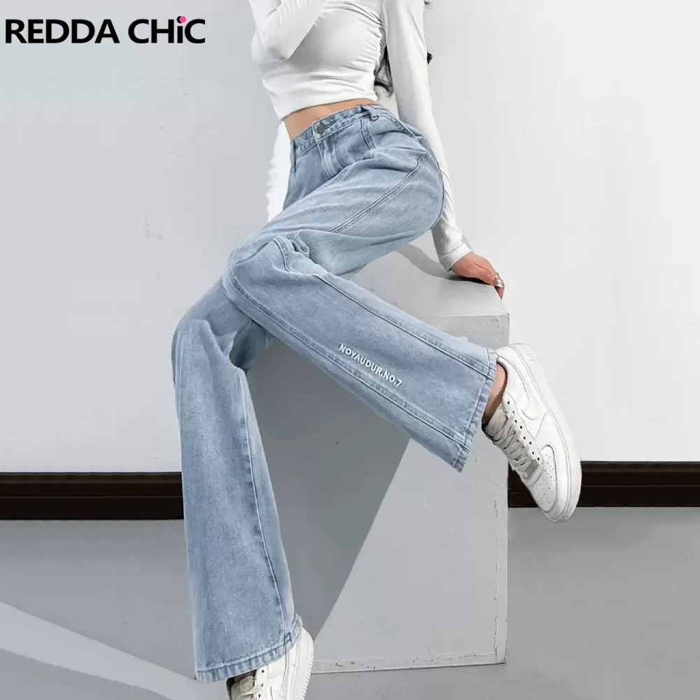 ReddaChic Embroidered Details Baggy Jeans Women Streetwear Y2k Casual Pants Denim Straight Korean Fashion Vintage Female Clothes
ReddaChic Embroidered Details Baggy Jeans Women Streetwear Y2k Casual Pants Denim Straight Korean Fashion Vintage Female Clothes