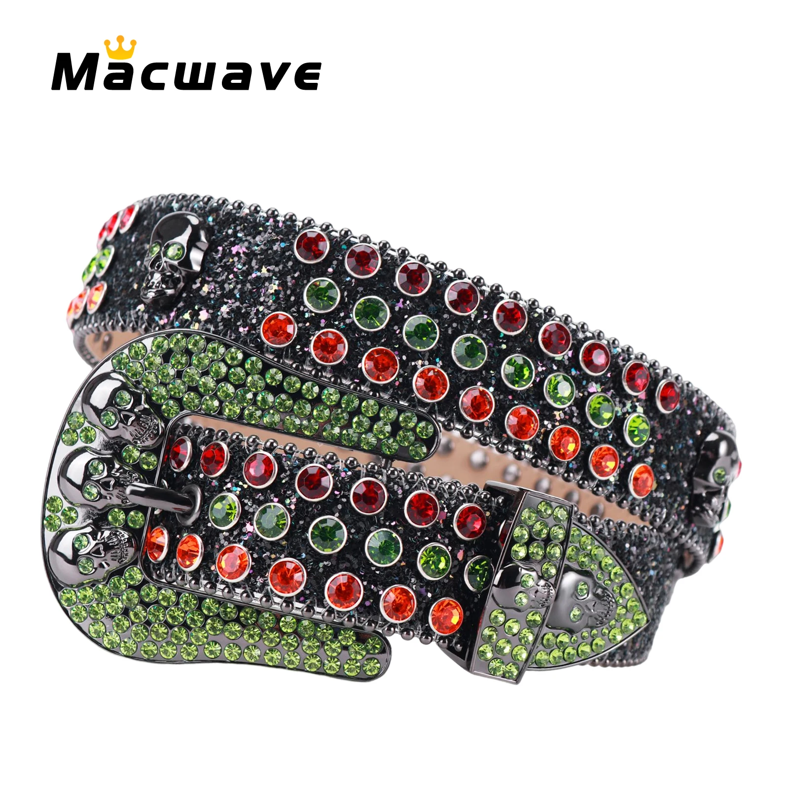 New Colorful Skull Belt Western Rhinestones Belt With Crystal Luxury Buckle For Women Men Waist Strap Male Ceinture Femme Jeans
New Colorful Skull Belt Western Rhinestones Belt With Crystal Luxury Buckle For Women Men Waist Strap Male Ceinture Femme Jeans