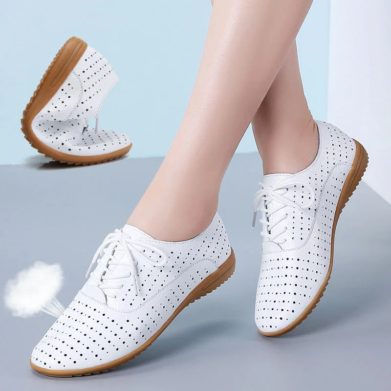 2022 New Women Flats Spring Autumn Woman Loafers Genuine Leather Female Shoes Lace up Soft Comfortable Ladies Women's Shoes
2022 New Women Flats Spring Autumn Woman Loafers Genuine Leather Female Shoes Lace up Soft Comfortable Ladies Women's Shoes