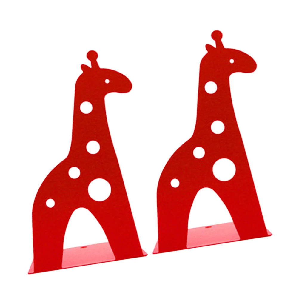 2Pcs Creative Giraffe Book Stand Cartoon Animal Giraffe Nonskid Metal Bookend Book Organizer (Red)
2Pcs Creative Giraffe Book Stand Cartoon Animal Giraffe Nonskid Metal Bookend Book Organizer (Red)