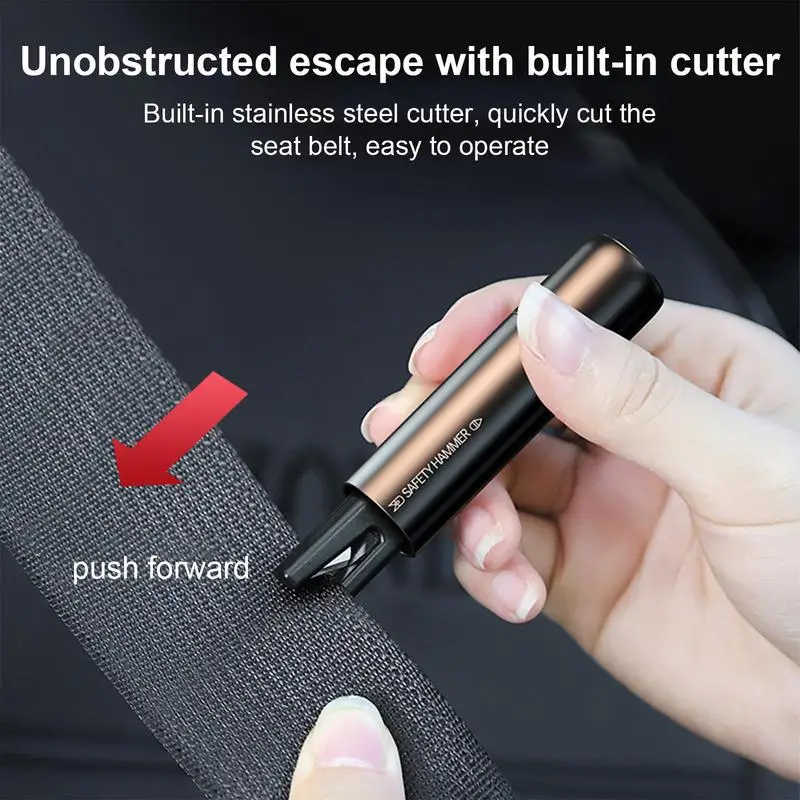 Car Safety Hammer Auto Emergency Glass Window Breaker Tool Multifunctional Car Emergency Aluminum Alloy Escape Hammer Accessory
Car Safety Hammer Auto Emergency Glass Window Breaker Tool Multifunctional Car Emergency Aluminum Alloy Escape Hammer Accessory