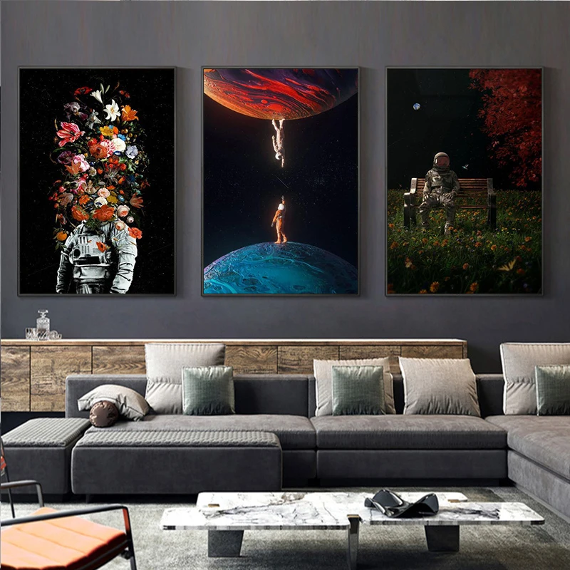 Abstract Universe Earth Moon Starry Sky Art Canvas Painting Surreal Galaxy Space Astronaut Poster Picture Home Decoration
Abstract Universe Earth Moon Starry Sky Art Canvas Painting Surreal Galaxy Space Astronaut Poster Picture Home Decoration