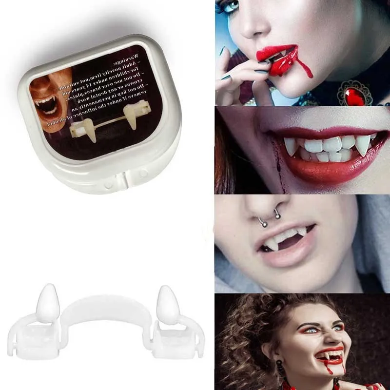 Halloween Vampire Fangs Spoof Retractable Braces Teeth Party Dance Dress up Cosplay Props Festive Party Accessories
Halloween Vampire Fangs Spoof Retractable Braces Teeth Party Dance Dress up Cosplay Props Festive Party Accessories