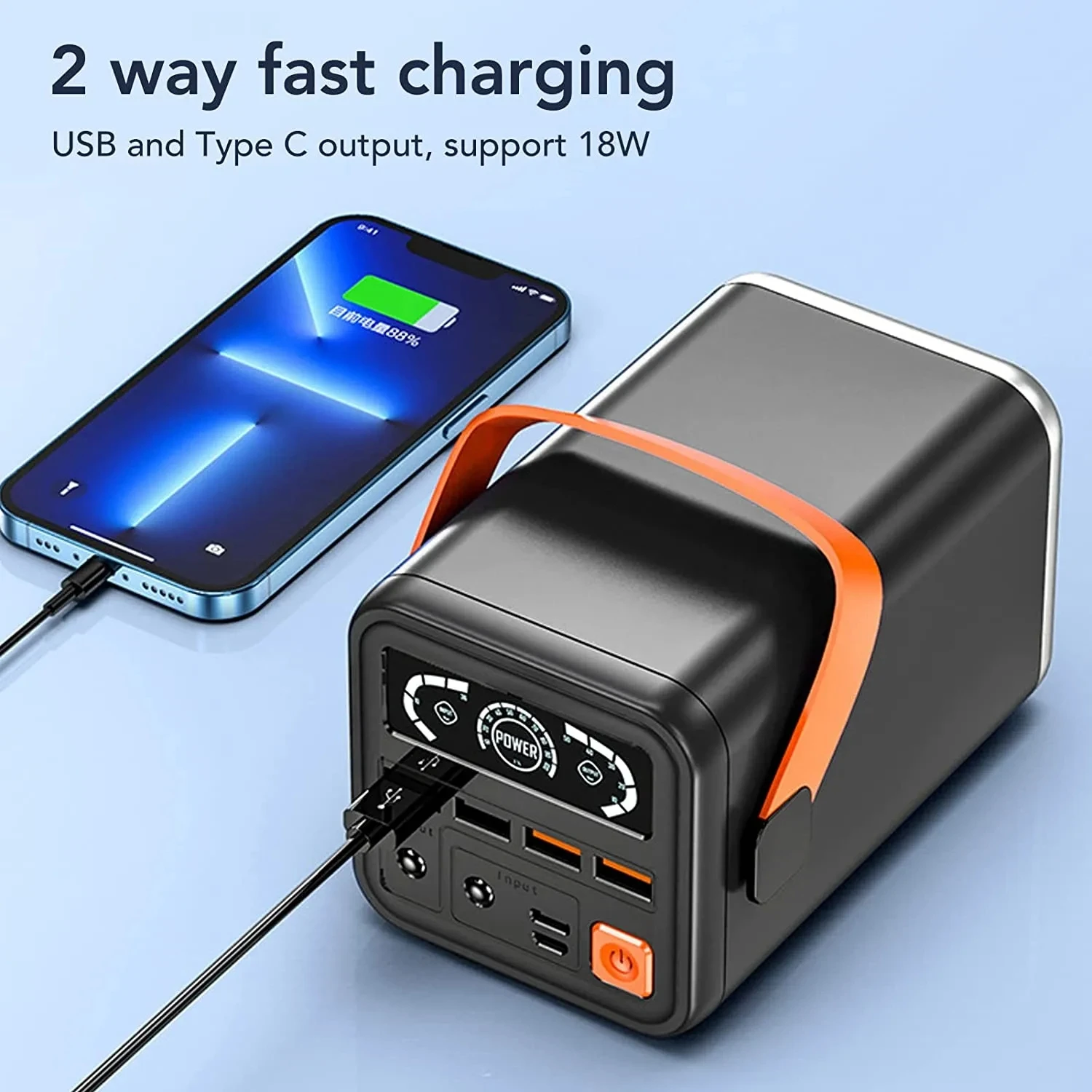 60000mAh Large Capacity Power Bank High-quality Outdoor Emergency Portable Mobile Power Supply Mobile PhoneCharger+free Shipping
60000mAh Large Capacity Power Bank High-quality Outdoor Emergency Portable Mobile Power Supply Mobile PhoneCharger+free Shipping
