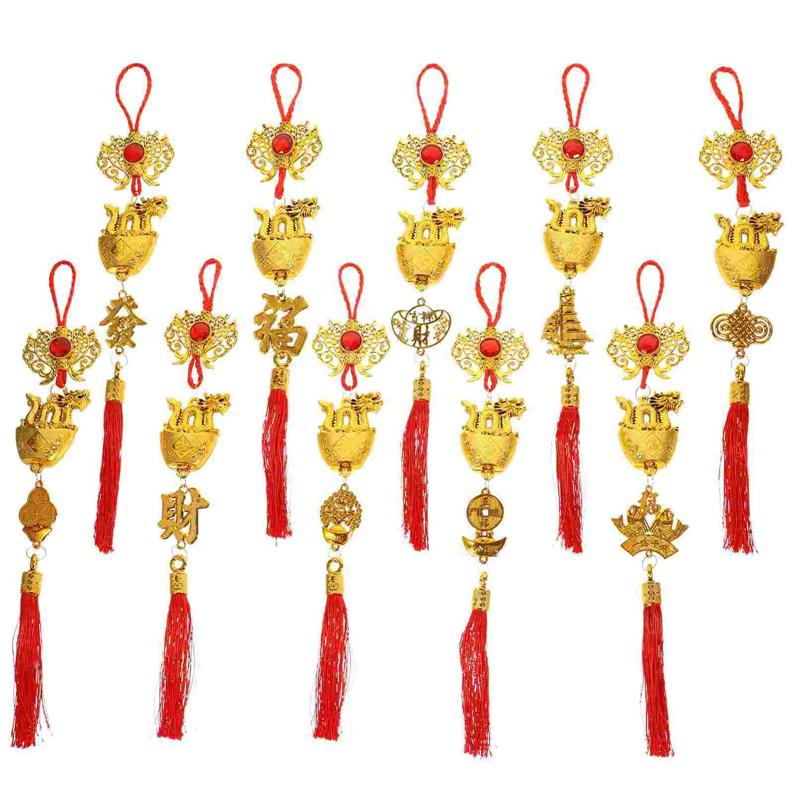 10 Pcs New Year Tassel Pendant Decor The Tree Of Dragon 2024 Decorations Plastic
10 Pcs New Year Tassel Pendant Decor The Tree Of Dragon 2024 Decorations Plastic