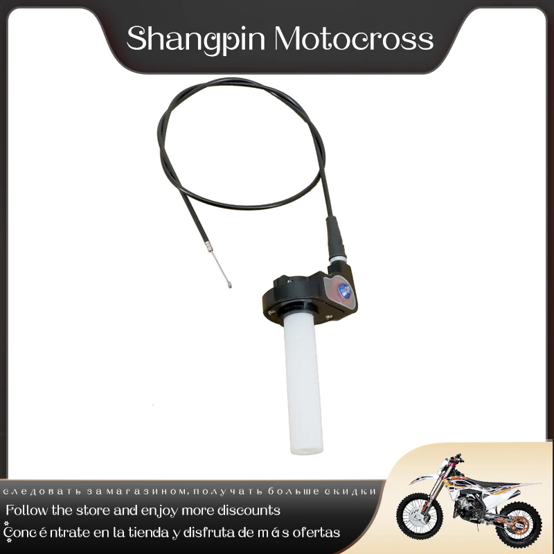 Grip w/ 1/4 Quick Turn Throttle Fix 1200mm Throttle Cable for PRO TAPER Handlebar Dirt Pit Bike Motocross Parts
Grip w/ 1/4 Quick Turn Throttle Fix 1200mm Throttle Cable for PRO TAPER Handlebar Dirt Pit Bike Motocross Parts