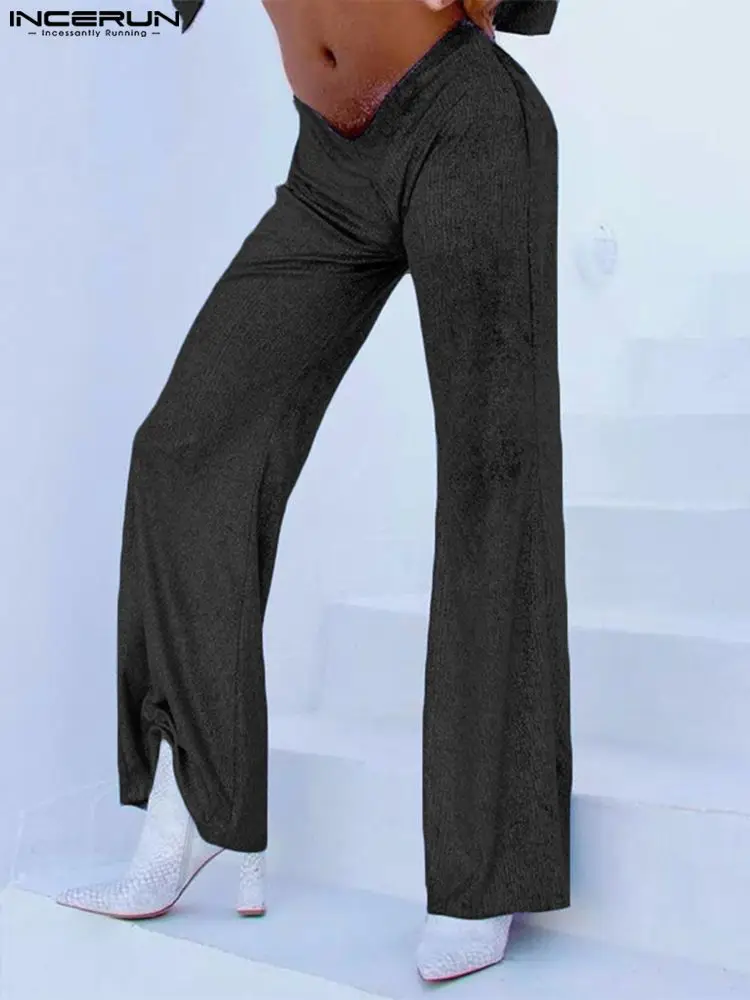 Men's Party Nightclub Solid Pantalons Stylish Male V-shaped Waist Pantalons High-waisted Wide-leg Long Pants S-5XL INCERUN 2022
Men's Party Nightclub Solid Pantalons Stylish Male V-shaped Waist Pantalons High-waisted Wide-leg Long Pants S-5XL INCERUN 2022