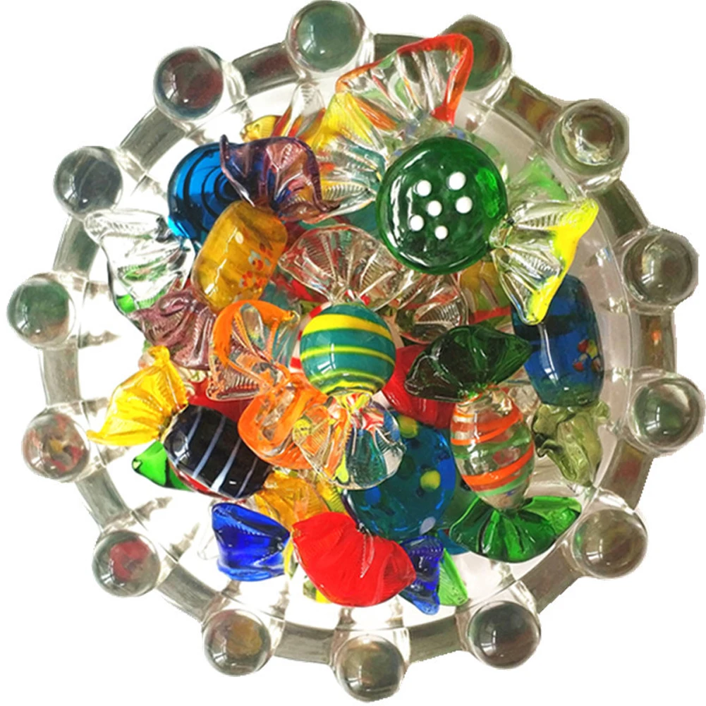 24pcs Vintage Gift Sweets Decoration Party Colorful Assorted Ornament Kids Festival Figurines Glass Candy Crafts Murano Style
24pcs Vintage Gift Sweets Decoration Party Colorful Assorted Ornament Kids Festival Figurines Glass Candy Crafts Murano Style