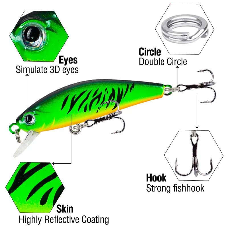 Fishing Bait Submerged Sharp Treble Hooks Crankbait Fishhook .5cm/6.7g Luya Bait Fishing Tools Fishing Baits Fishing Lure Bionic
Fishing Bait Submerged Sharp Treble Hooks Crankbait Fishhook .5cm/6.7g Luya Bait Fishing Tools Fishing Baits Fishing Lure Bionic
