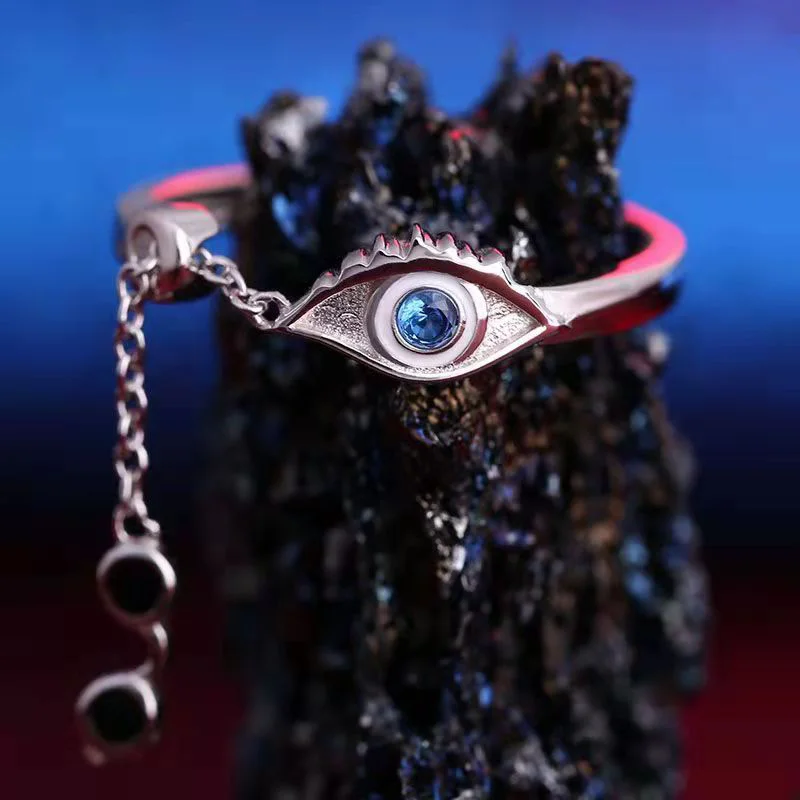 Anime Jujutsu Kaisen Gojo Satoru Tassel Opening Tail Ring for Men Women Blue Zirconia Rings Female Cosplay Party Jewelry Gifts
Anime Jujutsu Kaisen Gojo Satoru Tassel Opening Tail Ring for Men Women Blue Zirconia Rings Female Cosplay Party Jewelry Gifts