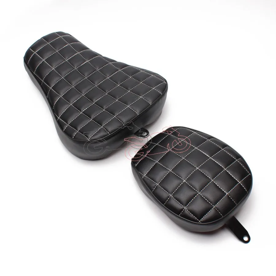 2pcs Motorcycle Black Driver+Passenger Two Up Seat Sofa Tour Seat Bench Rear Cushion for Harley Sportster 883 1200 2010-15
2pcs Motorcycle Black Driver+Passenger Two Up Seat Sofa Tour Seat Bench Rear Cushion for Harley Sportster 883 1200 2010-15