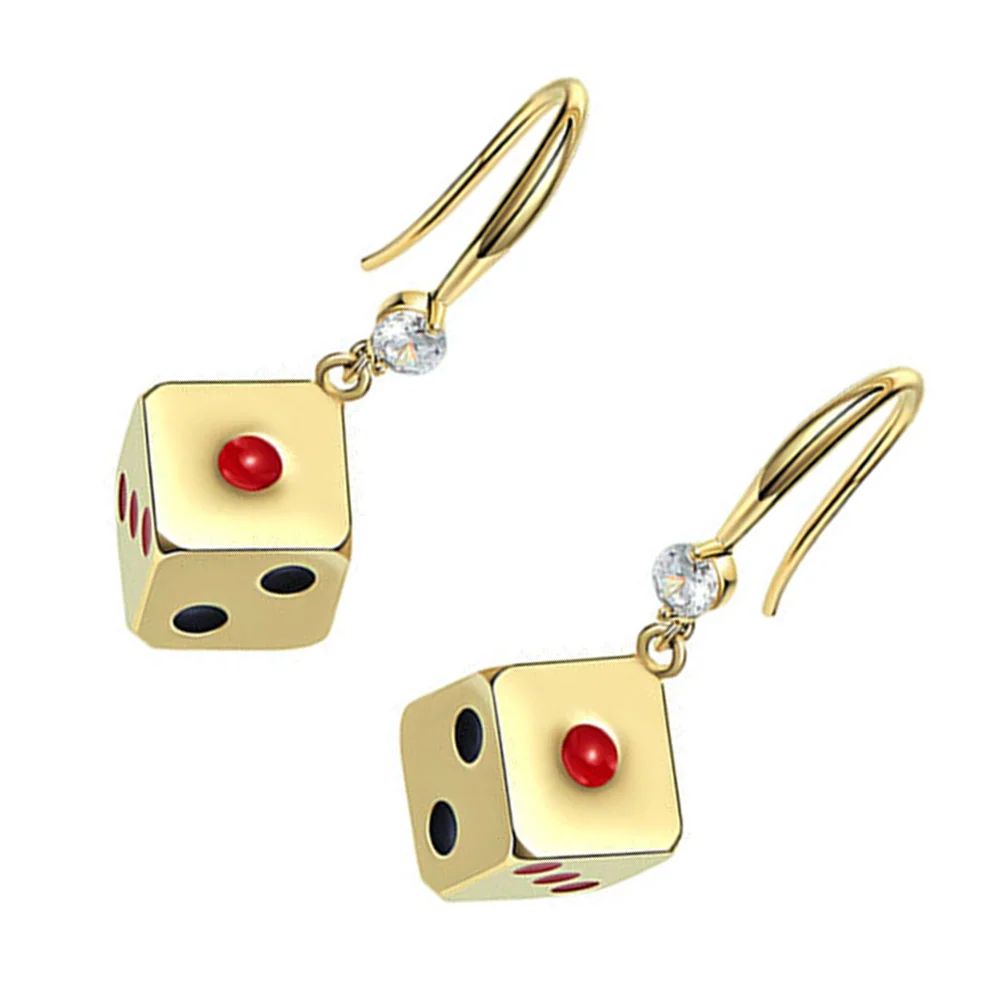 Dice Earrings Earring 3D Pendant Drop Cubic Christmas Dancing Disco Ear Year New Dangle Girlsgift Geometric Jewelry Women
Dice Earrings Earring 3D Pendant Drop Cubic Christmas Dancing Disco Ear Year New Dangle Girlsgift Geometric Jewelry Women
