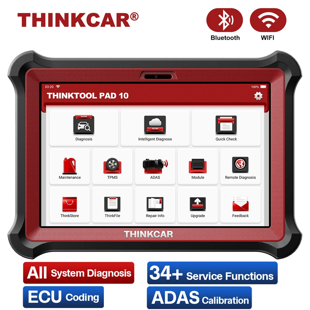 2022 THINKCAR Thinktool Pad 10 OBD2 Diagnost Tools Professional ADAS Calibration IMMO Anti-theft OBD2 Scanner
2022 THINKCAR Thinktool Pad 10 OBD2 Diagnost Tools Professional ADAS Calibration IMMO Anti-theft OBD2 Scanner