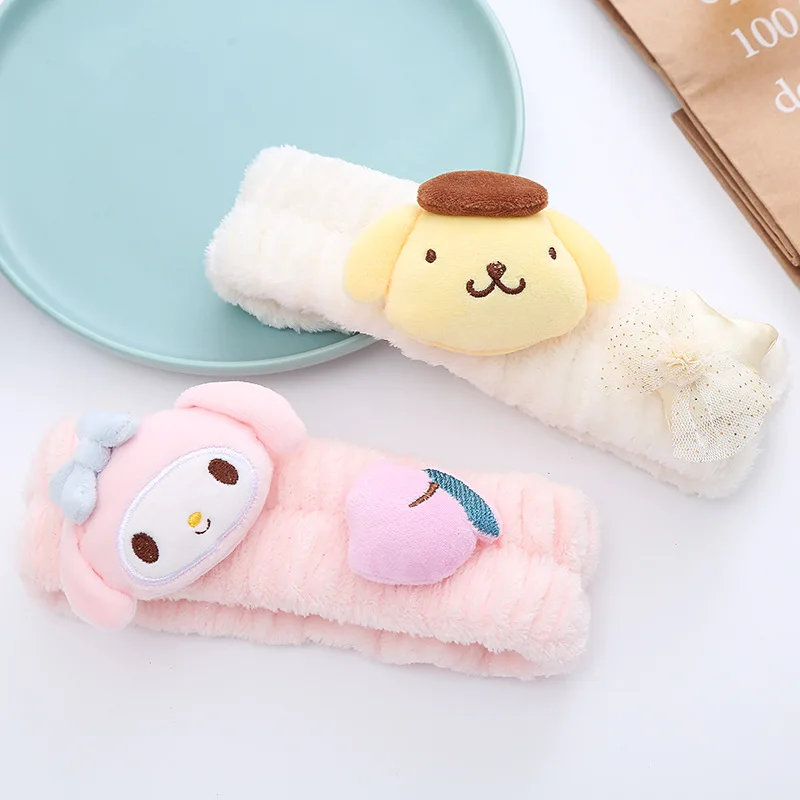 Sanrio Anime Kawaii Cinnamoroll My Melody Hairpin Kuromi Plush Headband Cute Bow Makeup Wash Hair Ring Hair Accessories Gifts
Sanrio Anime Kawaii Cinnamoroll My Melody Hairpin Kuromi Plush Headband Cute Bow Makeup Wash Hair Ring Hair Accessories Gifts