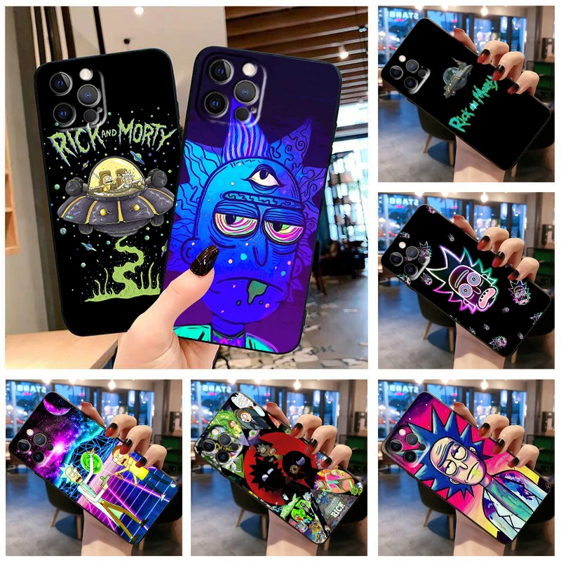 Rick Morts Anime Cartoon Phone Case For Apple iPhone 14 13 12 11 SE XS XR X 7 8 6 mini Plus Pro MAX 2020 Black Cover
Rick Morts Anime Cartoon Phone Case For Apple iPhone 14 13 12 11 SE XS XR X 7 8 6 mini Plus Pro MAX 2020 Black Cover