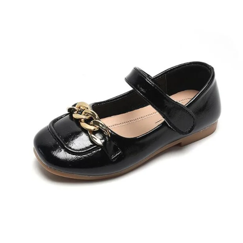 Children's leather shoes Baby Girls' princess shoes metal chain square toe black school shoes 1-3-7-year-old girls' single shoes
Children's leather shoes Baby Girls' princess shoes metal chain square toe black school shoes 1-3-7-year-old girls' single shoes