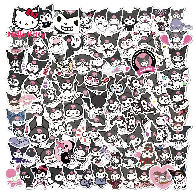 100pcs Hello Kitty Kuromi Stickers Cute Cartoon Hand Account Laptop Guitar Waterproof Decorative Stickers Girl Graffiti
100pcs Hello Kitty Kuromi Stickers Cute Cartoon Hand Account Laptop Guitar Waterproof Decorative Stickers Girl Graffiti