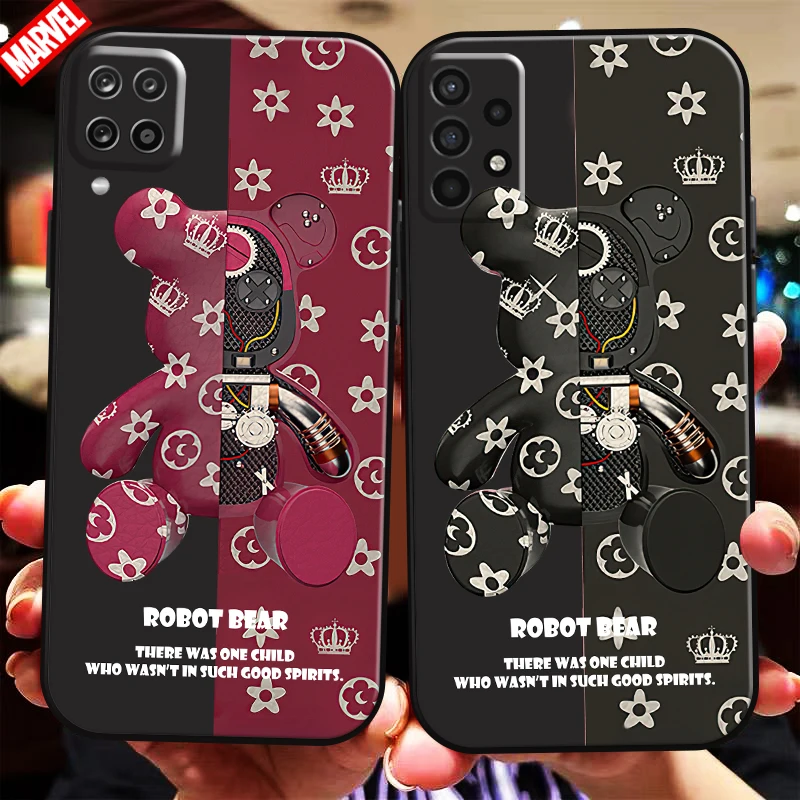 Fashion Luxury Bear For Samsung Galaxy A11 A12 A21 A21S A22 A30 A31 A32 A42 A51 A52 A70 A71 A72 5G Phone Case Soft Funda TPU
Fashion Luxury Bear For Samsung Galaxy A11 A12 A21 A21S A22 A30 A31 A32 A42 A51 A52 A70 A71 A72 5G Phone Case Soft Funda TPU