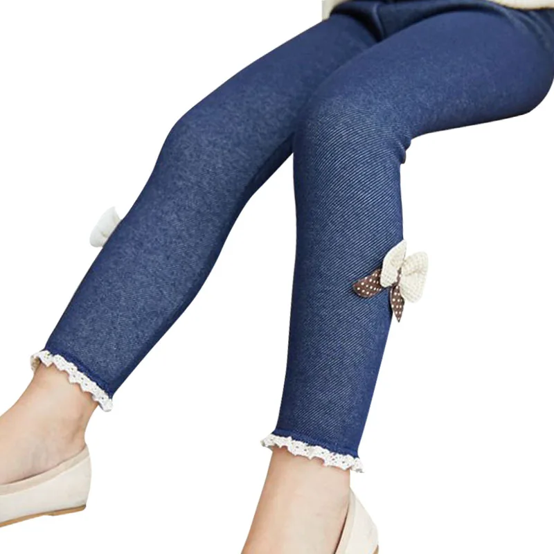 High Quality Thick Warm Winter Spring Jean Bow Girls Leggings Kids Trousers Children Pants
High Quality Thick Warm Winter Spring Jean Bow Girls Leggings Kids Trousers Children Pants