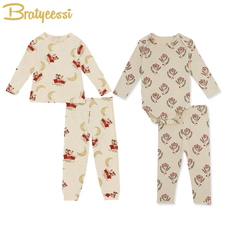 Christmas Baby Pajamas Set Cotton Cartoon Toddler Romper Pants 2PCS Kids Girl Boy Sleepwear Home Baby Nightwear Newborn Clothes
Christmas Baby Pajamas Set Cotton Cartoon Toddler Romper Pants 2PCS Kids Girl Boy Sleepwear Home Baby Nightwear Newborn Clothes