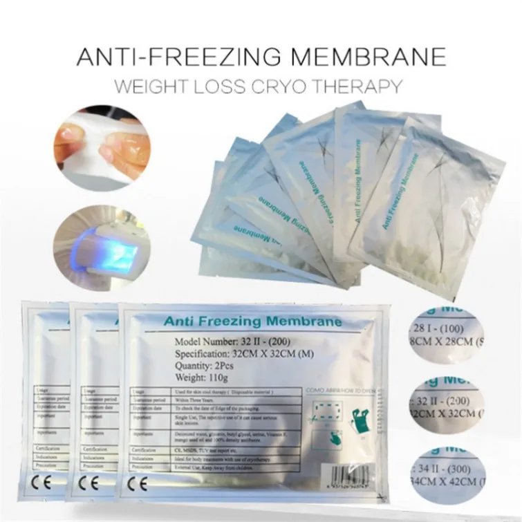 

Anti Freeze Membrane Gel Pad For Cryo Fat Liposuction Cavitation Rf Slimming Low Price Machine Vacuum Fat Freezeing