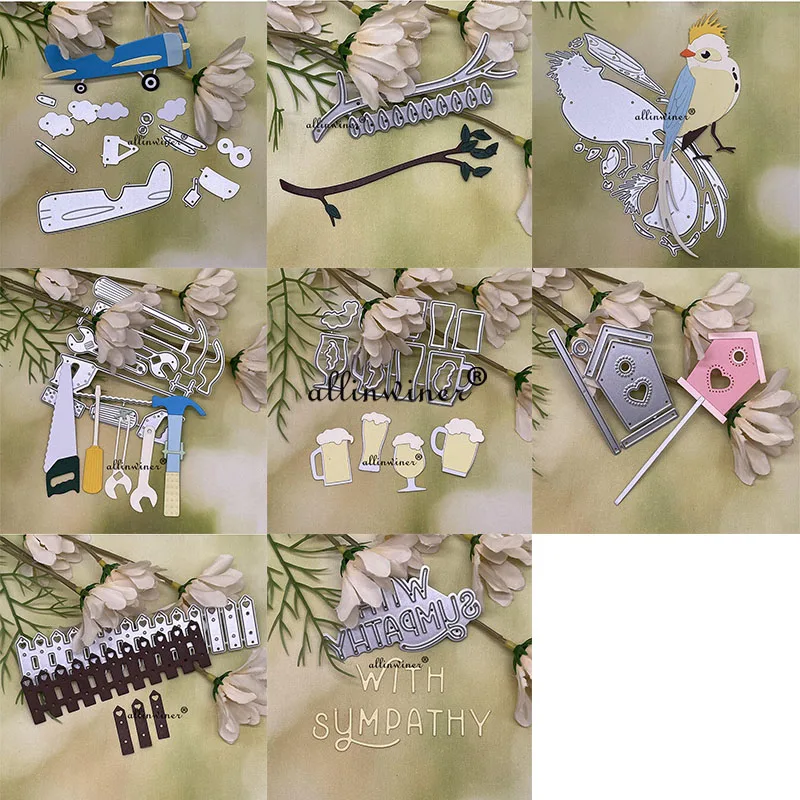 Airplane birdhouse beer tools Metal Cutting Dies for DIY Scrapbooking Album Paper Cards Decorative Crafts Embossing Die Cuts
Airplane birdhouse beer tools Metal Cutting Dies for DIY Scrapbooking Album Paper Cards Decorative Crafts Embossing Die Cuts
