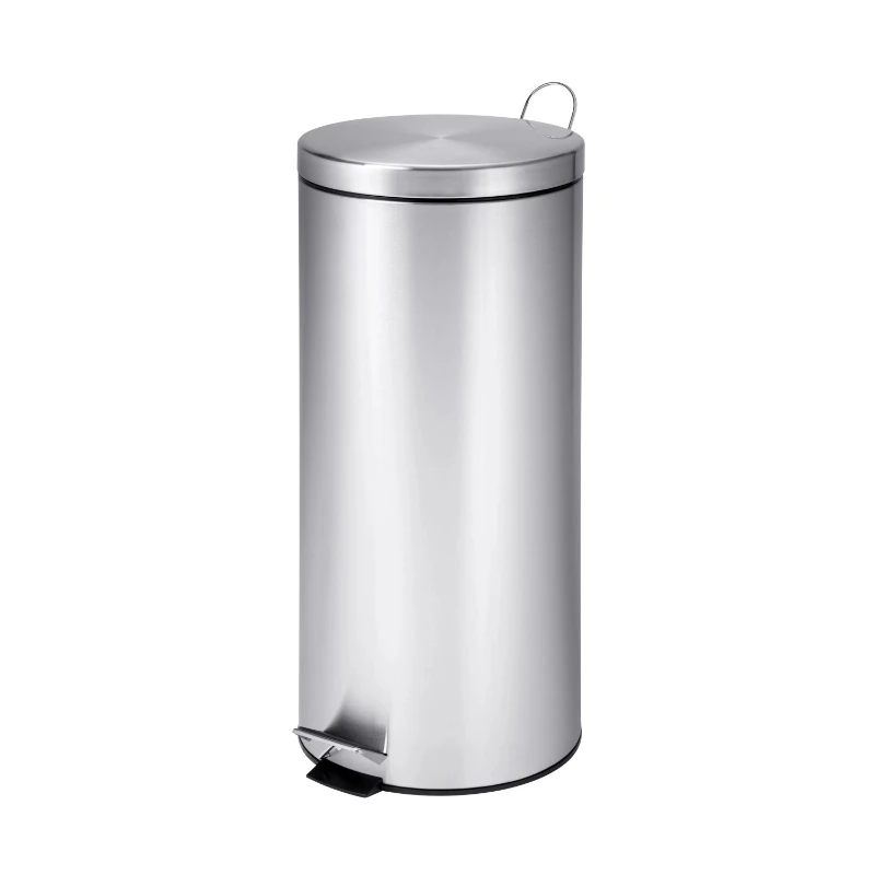Honey Can Do 8 Gallon Trash Can, Round Step On Kitchen Trash Can, Stainless Steel
Honey Can Do 8 Gallon Trash Can, Round Step On Kitchen Trash Can, Stainless Steel
