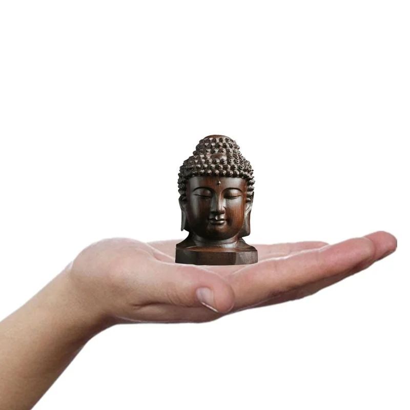 2.36'' Wood Sakyamuni Statue 6cm Wooden Buddha Statue Creative Tathagata Figurines Mahogany India Buddha Head Crafts Car Decor
2.36'' Wood Sakyamuni Statue 6cm Wooden Buddha Statue Creative Tathagata Figurines Mahogany India Buddha Head Crafts Car Decor
