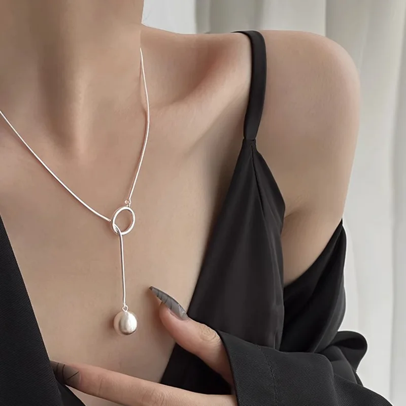 Stainless Steel Ball Pendant Necklace for Woman Gold Plated Infinity Necklaces 2023 New Trend Wedding Jewelry Free Shipping
Stainless Steel Ball Pendant Necklace for Woman Gold Plated Infinity Necklaces 2023 New Trend Wedding Jewelry Free Shipping