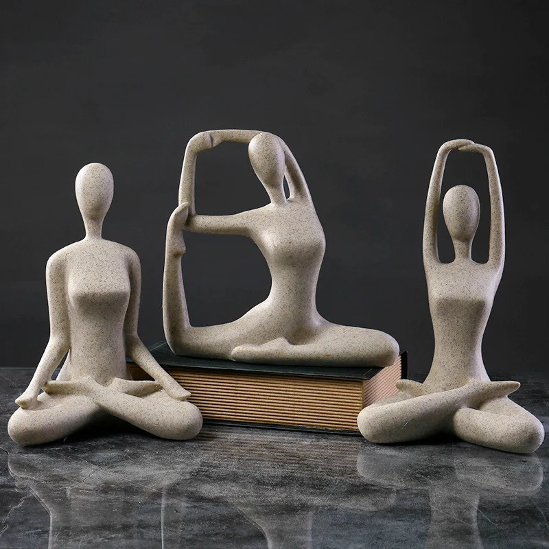 Nordic Style Sandstone Yoga Figurines Sculpture Modern Art Thinker Statue Resin Abstract Figurine Home Office Crafts Decoration
Nordic Style Sandstone Yoga Figurines Sculpture Modern Art Thinker Statue Resin Abstract Figurine Home Office Crafts Decoration