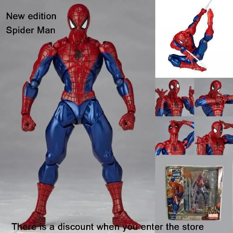 New Yamaguchi Spider-man Character Doll Gk Movable Joint Model 18cm Figure Statue Doll Collectible Model Toys Decoration Gift
New Yamaguchi Spider-man Character Doll Gk Movable Joint Model 18cm Figure Statue Doll Collectible Model Toys Decoration Gift
