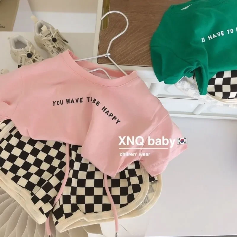 Summer Children Clothing Set Pink Green Girls Boys School Uniform Two Piece Child Set Outfits Kids Suits Boys 2 3 4 5 Years Old
Summer Children Clothing Set Pink Green Girls Boys School Uniform Two Piece Child Set Outfits Kids Suits Boys 2 3 4 5 Years Old