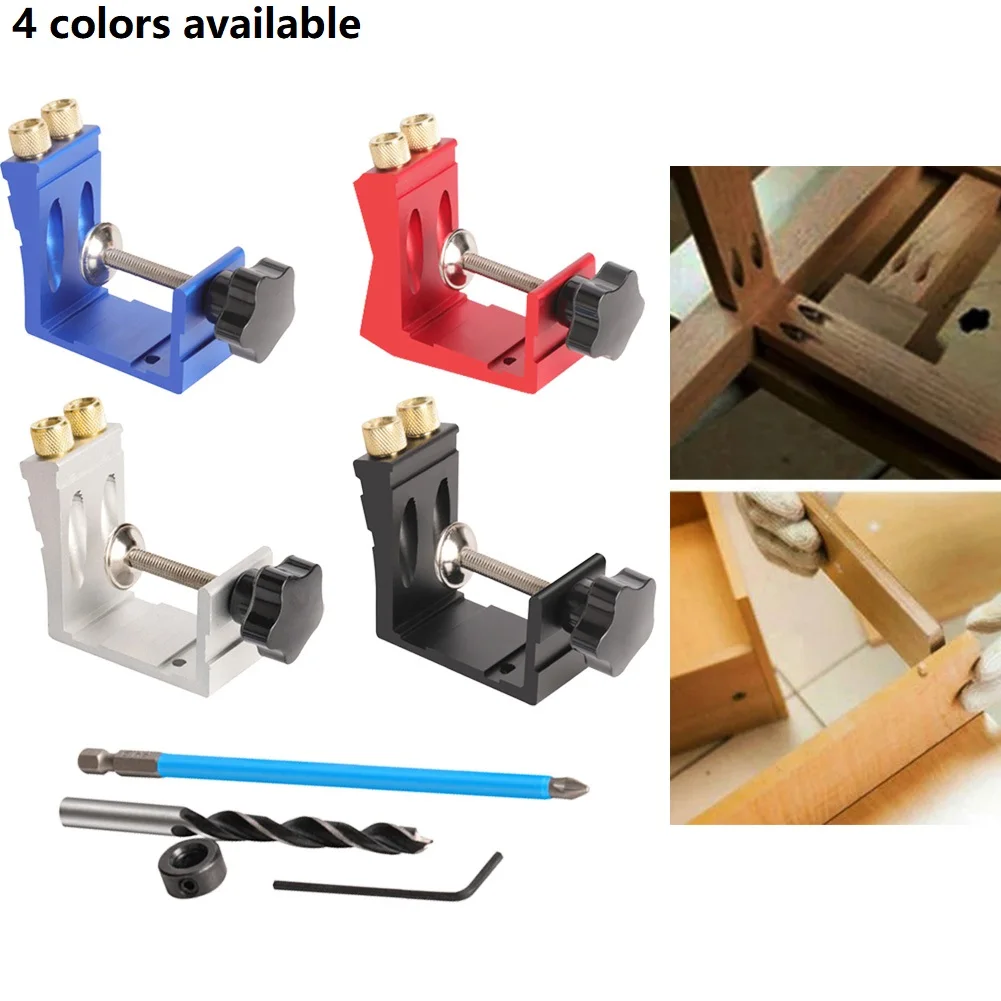 15Degree Woodworking Locator Woodworking Positioner Drill Bit Pocket Hole Jig Kit 75*70*40mm Pocket Hole Clamp Set Hand Tool
15Degree Woodworking Locator Woodworking Positioner Drill Bit Pocket Hole Jig Kit 75*70*40mm Pocket Hole Clamp Set Hand Tool