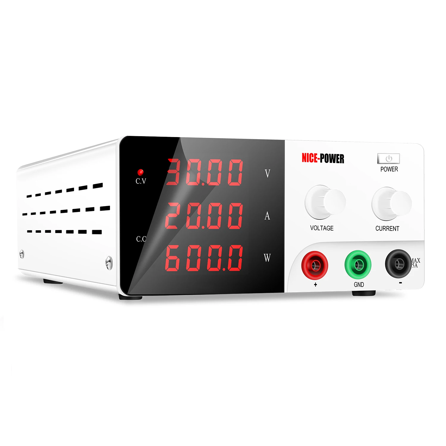 Nice-Power High power R-SPS3020 vertical storage 30V 20A Adjustable Regulated Laboratory Bench Dc Power Supply Digital
Nice-Power High power R-SPS3020 vertical storage 30V 20A Adjustable Regulated Laboratory Bench Dc Power Supply Digital