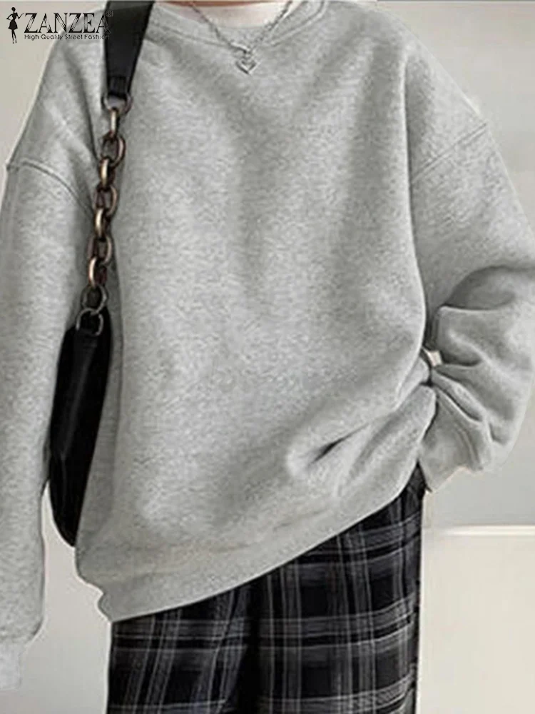 ZANZEA Oversized Office Hoodies 2022 Spring Solid Sweatshirt Women Casual Long Sleeve O Neck Pullover Female Chemise Tunic Tops
ZANZEA Oversized Office Hoodies 2022 Spring Solid Sweatshirt Women Casual Long Sleeve O Neck Pullover Female Chemise Tunic Tops