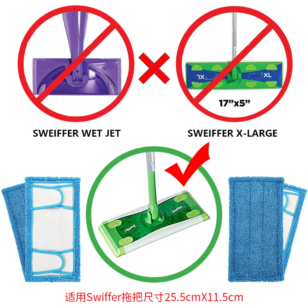 2 Pack Reusable Reusable Microfiber Mop Pads For Swiffer Wet And Dry Models Mop Cloth Rags Replacement Spare Parts
2 Pack Reusable Reusable Microfiber Mop Pads For Swiffer Wet And Dry Models Mop Cloth Rags Replacement Spare Parts
