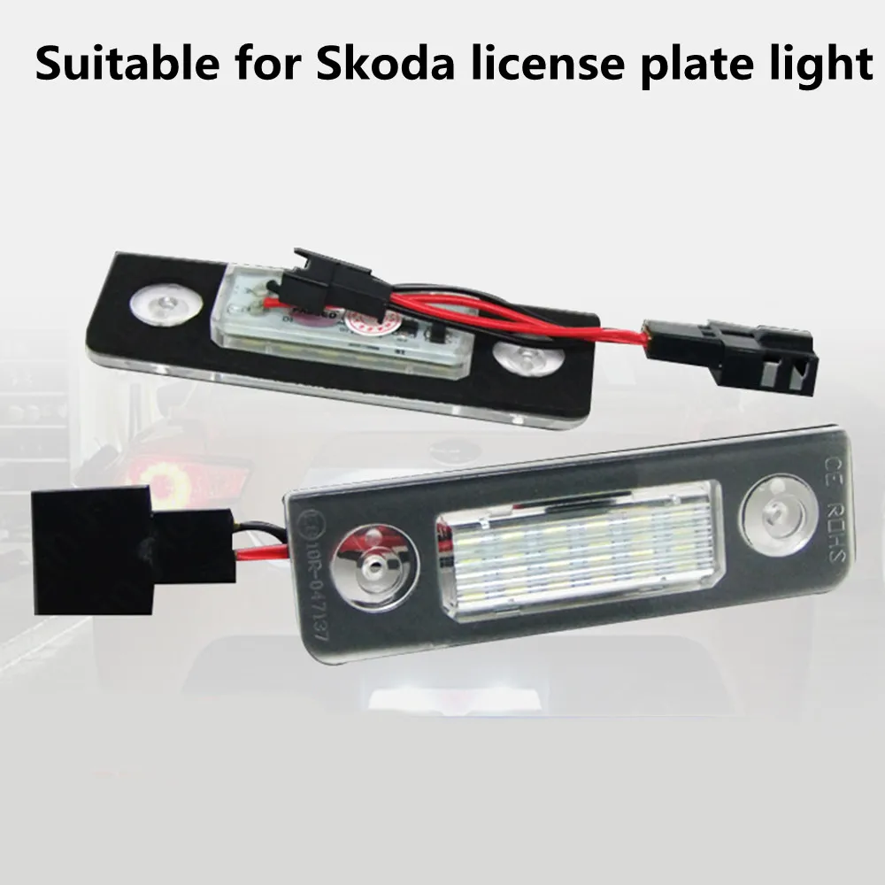 2Pcs License Plate Lamp Suitable For Skoda Minnow License Plate Light
2Pcs License Plate Lamp Suitable For Skoda Minnow License Plate Light